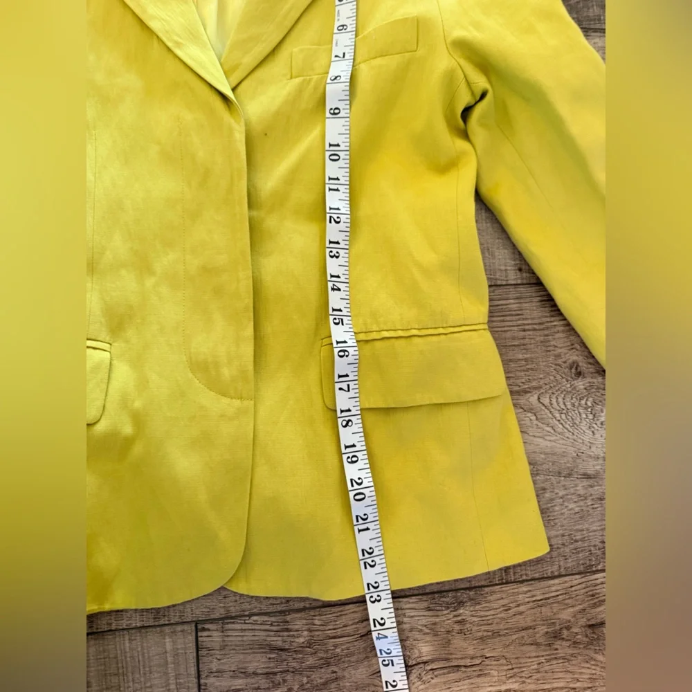Vince Blazer Lemon Lime Size 4 - Picture 7 of 8